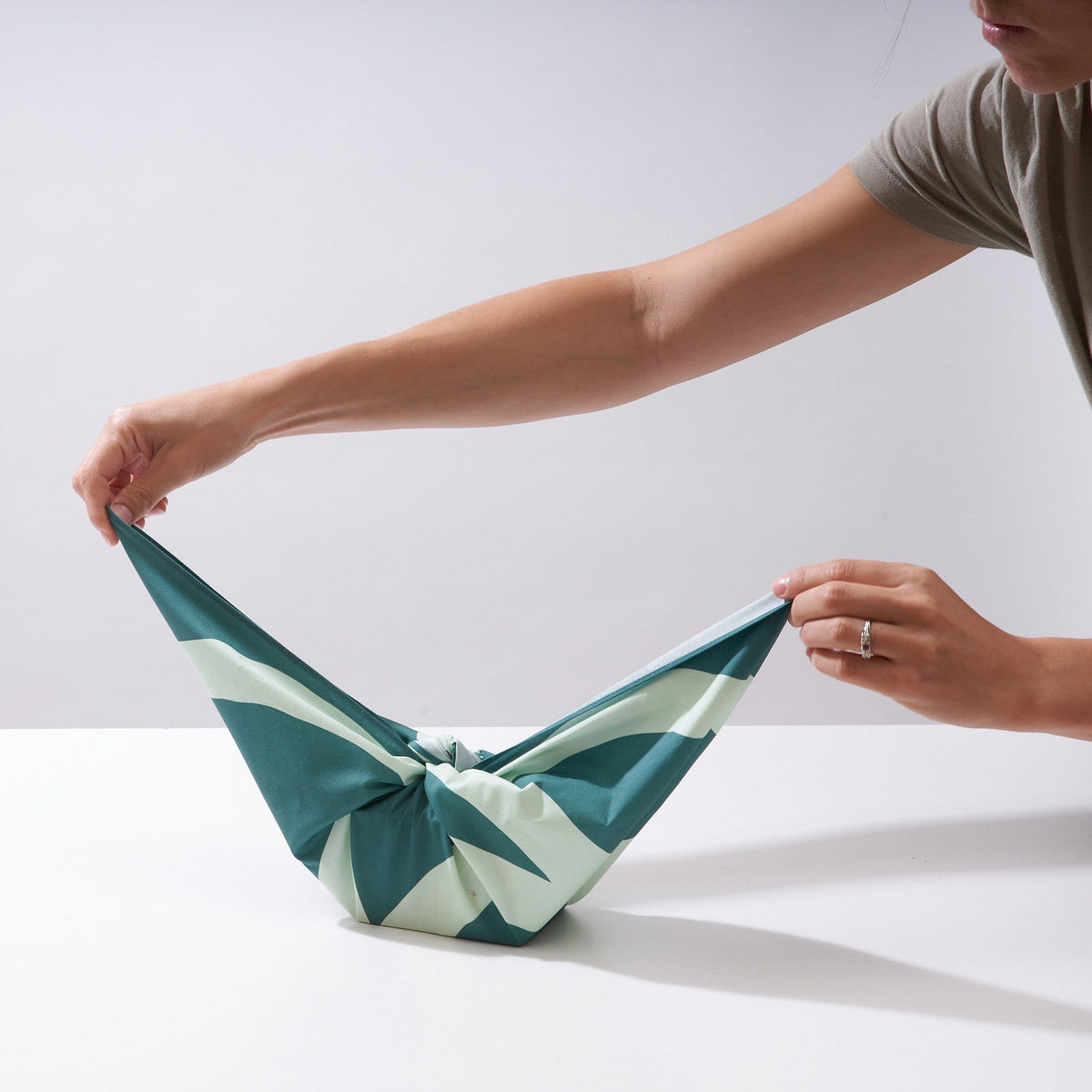 reusable linen furoshiki wrap – fort & field